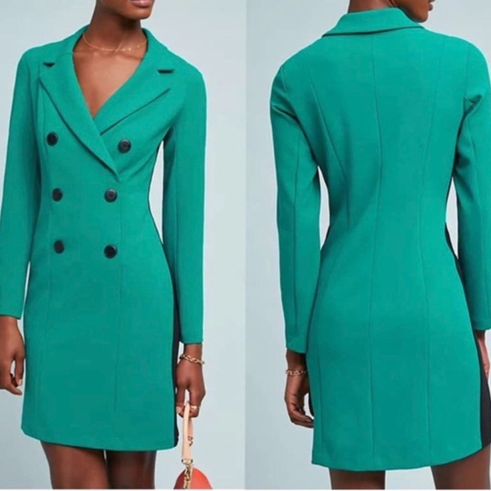 Donna Morgan Anthropologie double breasted dress